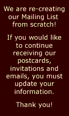 Update your info!