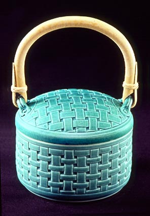 Large basket jar