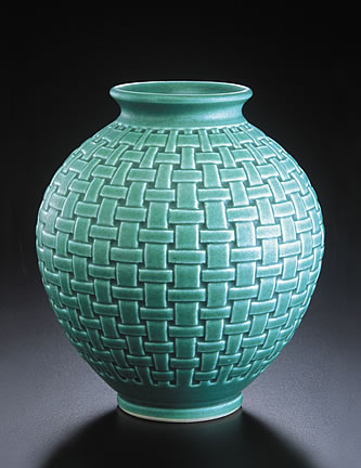 Basket vase