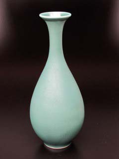 Nichibei potters Jade Bottle Neck Vase